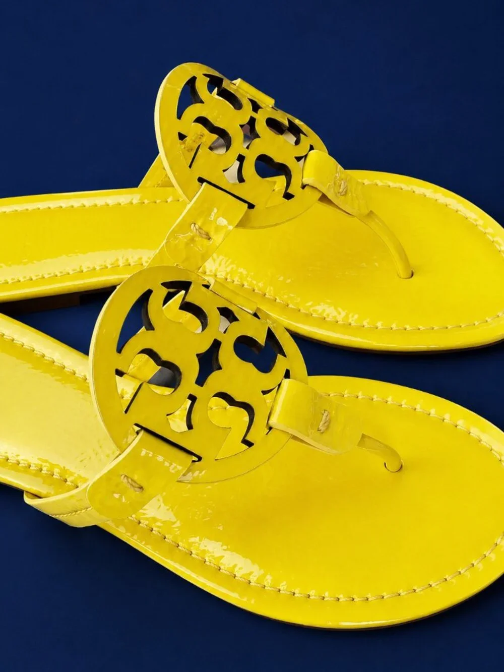 NEW IN BOX Tory Burch Miller Sandals in Limone